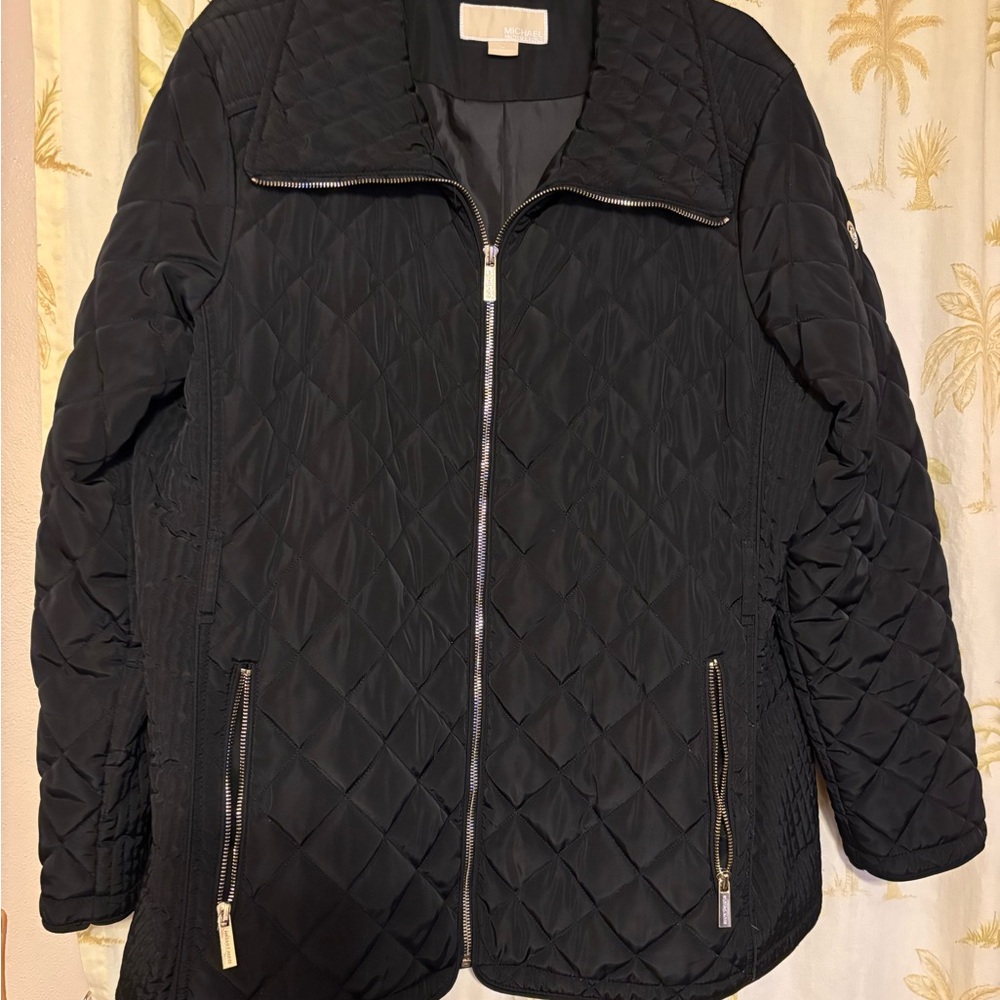 Michael Kors Black Quilted Jacket